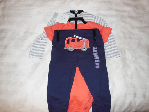 Baby Outfit - Fire Engine